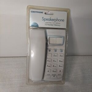 NEW Conairphone SW324WCS Phone White Corded Landline Desk Wall Mount